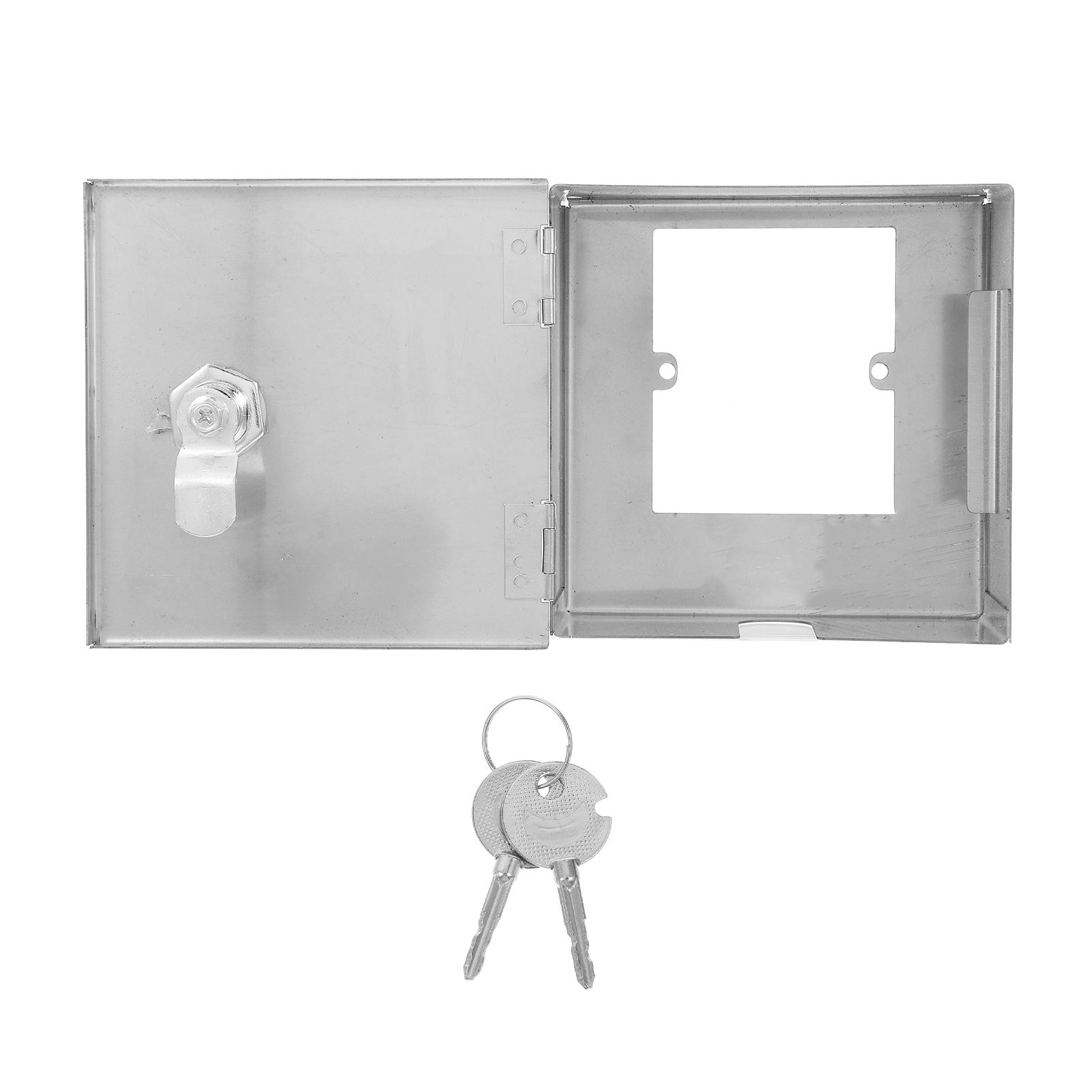 MRLESS Stainless Steel Electrical Box with Safety Lock Outdoor Wall Mounted Waterproof Electric Equipment Enclosure Box Electrical Outlets Junction Project Box